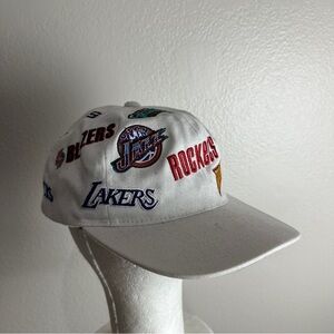 Vintage All NBA Teams Hat Mitchell And Ness Nostalgia Hat OSFM